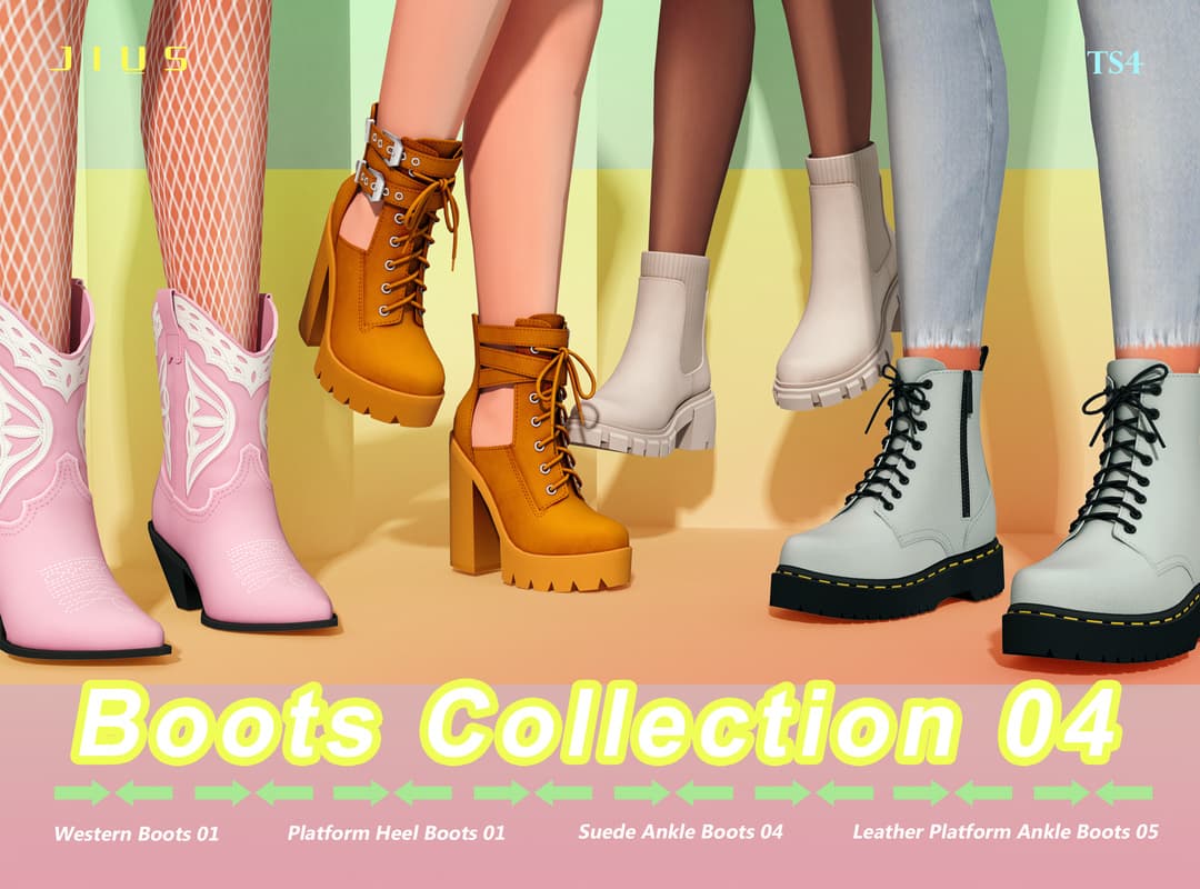 Скриншот мода Коллекция обуви Boots Collection 04
